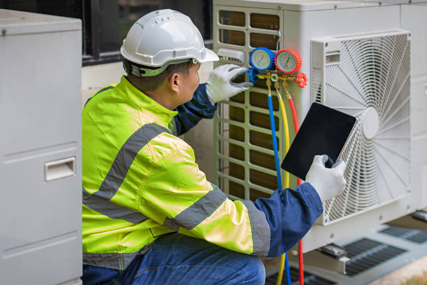 Professional Air Conditioning Repair technician working in Commerce, OK